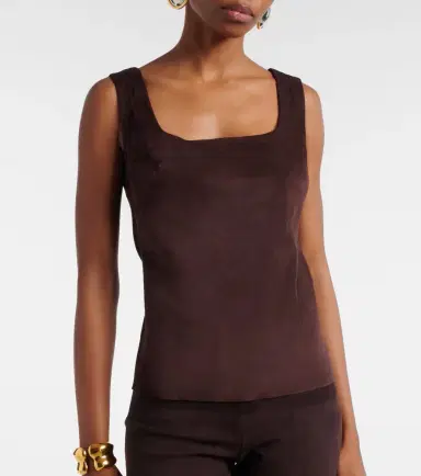 STOULS Edie suede tank top | Thumbnail 5 STOULS Edie suede tank top | Thumbnail 5