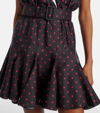 Rodarte Printed silk twill minidress | Thumbnail 3 Rodarte Printed silk twill minidress | Thumbnail 3