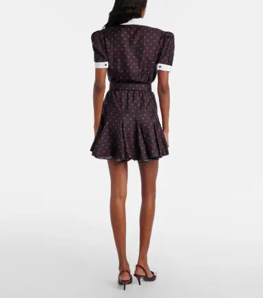 Rodarte Printed silk twill minidress | Thumbnail 5 Rodarte Printed silk twill minidress | Thumbnail 5