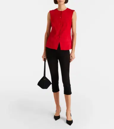 STOULS Willy suede capri pants | Thumbnail 3 STOULS Willy suede capri pants | Thumbnail 3
