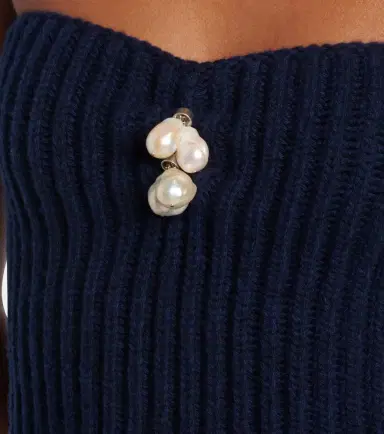Prada Embellished wool and cashmere crop top | Thumbnail 2 Prada Embellished wool and cashmere crop top | Thumbnail 2