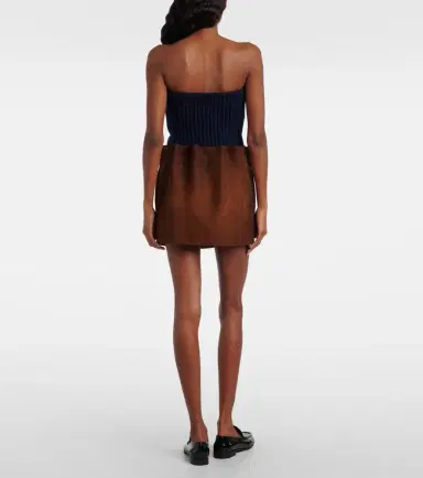 Prada Embellished wool and cashmere crop top | Thumbnail 3 Prada Embellished wool and cashmere crop top | Thumbnail 3
