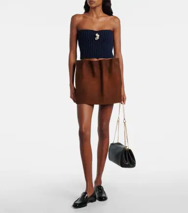 Prada Embellished wool and cashmere crop top | Thumbnail 5 Prada Embellished wool and cashmere crop top | Thumbnail 5