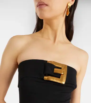 Balmain Belted jersey gown | Thumbnail 4 Balmain Belted jersey gown | Thumbnail 4