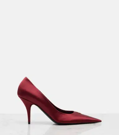 Balenciaga Avenue 90 satin pumps | Thumbnail 4 Balenciaga Avenue 90 satin pumps | Thumbnail 4