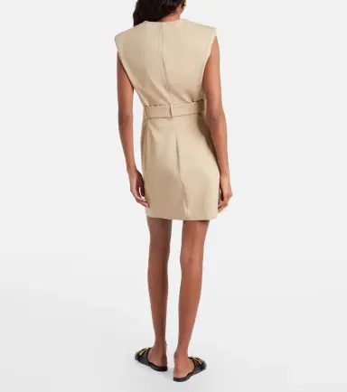 Balmain Belted cotton minidress | Thumbnail 2 Balmain Belted cotton minidress | Thumbnail 2