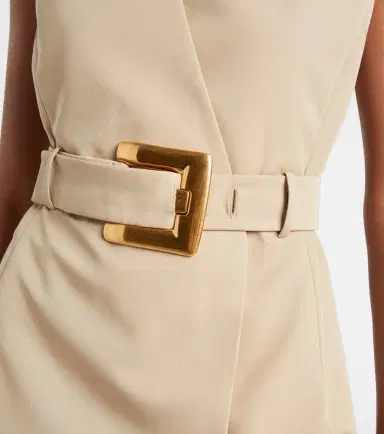 Balmain Belted cotton minidress | Thumbnail 3 Balmain Belted cotton minidress | Thumbnail 3