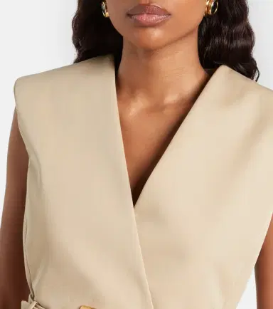Balmain Belted cotton minidress | Thumbnail 5 Balmain Belted cotton minidress | Thumbnail 5