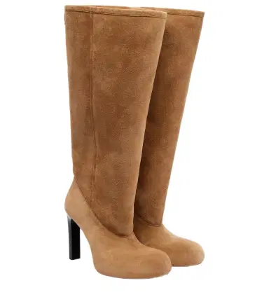 Balenciaga Fargo 80 suede knee-high boots | Thumbnail 1 Balenciaga Fargo 80 suede knee-high boots | Thumbnail 1