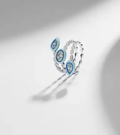 Kamyen Saturn 18kt white gold ring with diamonds | Thumbnail 5 Kamyen Saturn 18kt white gold ring with diamonds | Thumbnail 5