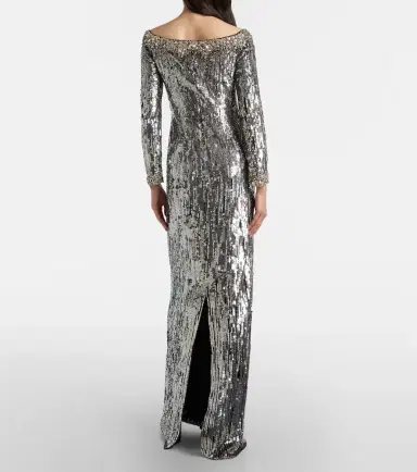 Jenny Packham Marine sequined gown | Thumbnail 3 Jenny Packham Marine sequined gown | Thumbnail 3