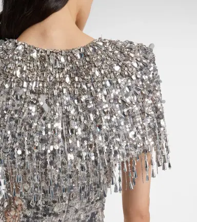 Jenny Packham Eugenie sequined gown | Thumbnail 4 Jenny Packham Eugenie sequined gown | Thumbnail 4