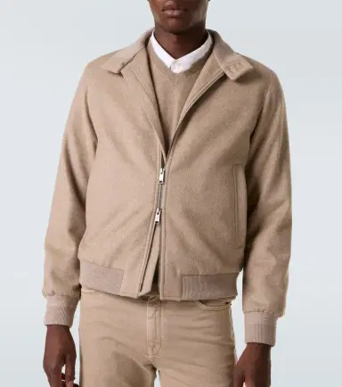 Zegna Cashmere bomber jacket | Thumbnail 4 Zegna Cashmere bomber jacket | Thumbnail 4