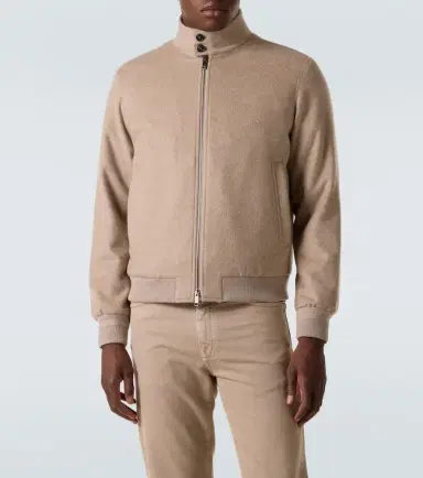 Zegna Cashmere bomber jacket | Thumbnail 5 Zegna Cashmere bomber jacket | Thumbnail 5
