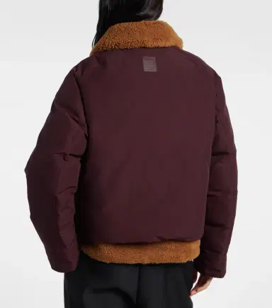 Loewe Shearling-lined cotton-blend puffer jacket | Thumbnail 6 Loewe Shearling-lined cotton-blend puffer jacket | Thumbnail 6