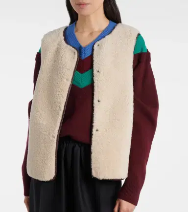 Loewe Shearling-trimmed cotton-blend jacket | Thumbnail 6 Loewe Shearling-trimmed cotton-blend jacket | Thumbnail 6