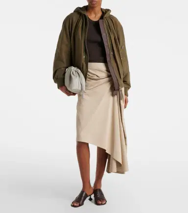 Loewe Gathered cotton-blend jacket | Thumbnail 5 Loewe Gathered cotton-blend jacket | Thumbnail 5