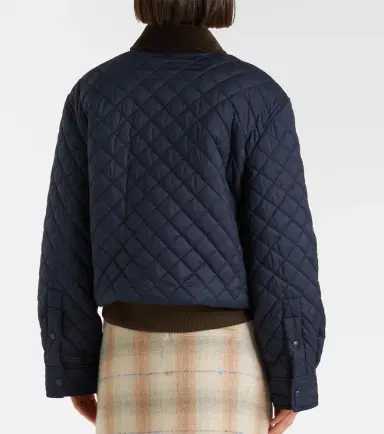 Loewe Corduroy-trimmed quilted blouson jacket | Thumbnail 5 Loewe Corduroy-trimmed quilted blouson jacket | Thumbnail 5