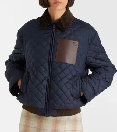 Loewe Corduroy-trimmed quilted blouson jacket | Thumbnail 7 Loewe Corduroy-trimmed quilted blouson jacket | Thumbnail 7