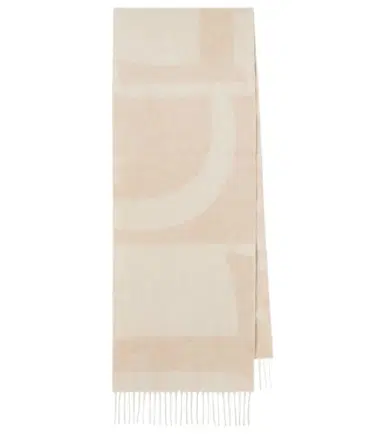 Loewe Fringed cashmere scarf | Thumbnail 1 Loewe Fringed cashmere scarf | Thumbnail 1