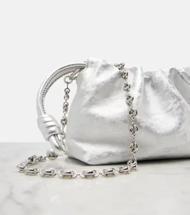 Loewe Flamenco Mini metallic leather clutch | Thumbnail 4 Loewe Flamenco Mini metallic leather clutch | Thumbnail 4
