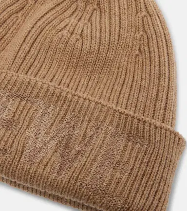 Loewe Logo embroidered ribbed-knit wool beanie | Thumbnail 2 Loewe Logo embroidered ribbed-knit wool beanie | Thumbnail 2