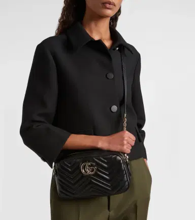 Gucci GG Marmont Small leather crossbody bag | Thumbnail 7 Gucci GG Marmont Small leather crossbody bag | Thumbnail 7