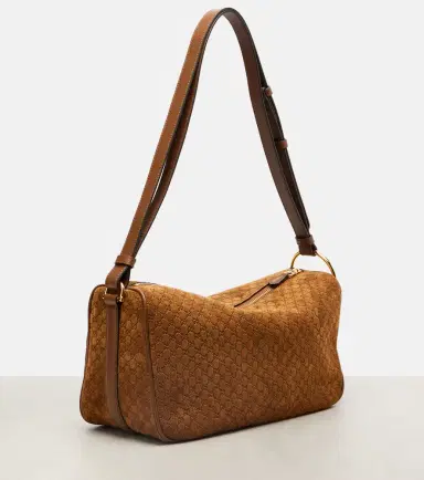 Gucci Half Horsebit Medium suede shoulder bag | Thumbnail 2 Gucci Half Horsebit Medium suede shoulder bag | Thumbnail 2