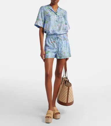 Gucci GG Large raffia-effect tote bag | Thumbnail 5 Gucci GG Large raffia-effect tote bag | Thumbnail 5