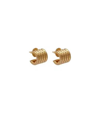 Déhanche Déhanche Hollyhock gold-plated sterling silver earrings | Thumbnail 1 Déhanche Déhanche Hollyhock gold-plated sterling silver earrings | Thumbnail 1