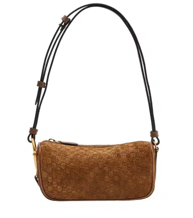 Gucci Half Horsebit suede shoulder bag | Thumbnail 1 Gucci Half Horsebit suede shoulder bag | Thumbnail 1