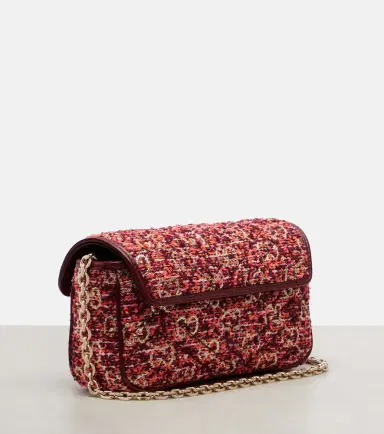 Gucci GG Marmont Mini tweed shoulder bag | Thumbnail 3 Gucci GG Marmont Mini tweed shoulder bag | Thumbnail 3