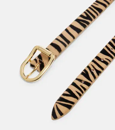 Déhanche Déhanche Mija zebra-print calf hair belt | Thumbnail 2 Déhanche Déhanche Mija zebra-print calf hair belt | Thumbnail 2