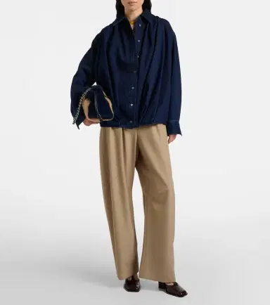 Loewe Wool wide-leg pants | Thumbnail 3 Loewe Wool wide-leg pants | Thumbnail 3