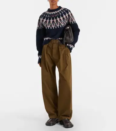 Loewe Fair Isle sequined wool-blend sweater | Thumbnail 2 Loewe Fair Isle sequined wool-blend sweater | Thumbnail 2