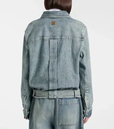Loewe Draped belted denim shirt | Thumbnail 3 Loewe Draped belted denim shirt | Thumbnail 3
