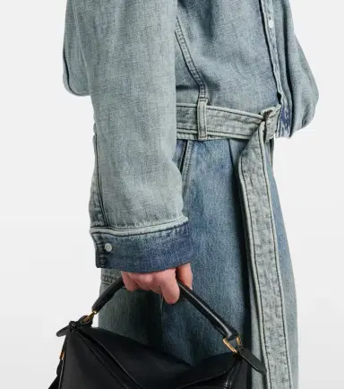 Loewe Draped belted denim shirt | Thumbnail 6 Loewe Draped belted denim shirt | Thumbnail 6