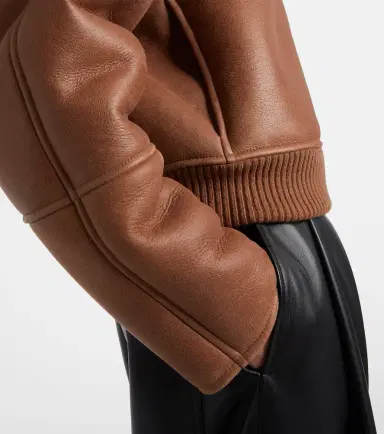 Loewe Shearling-trimmed leather blouson | Thumbnail 6 Loewe Shearling-trimmed leather blouson | Thumbnail 6
