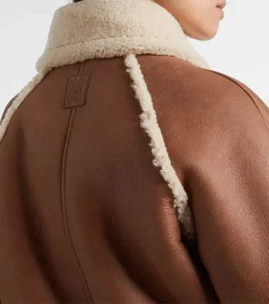 Loewe Shearling-trimmed leather blouson | Thumbnail 7 Loewe Shearling-trimmed leather blouson | Thumbnail 7