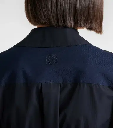Loewe Draped cotton wrap dress | Thumbnail 2 Loewe Draped cotton wrap dress | Thumbnail 2