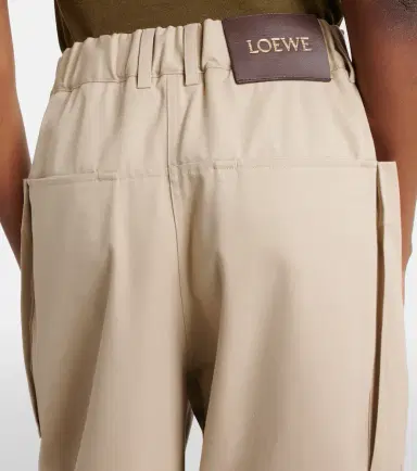 Loewe Cotton and silk cropped pants | Thumbnail 5 Loewe Cotton and silk cropped pants | Thumbnail 5