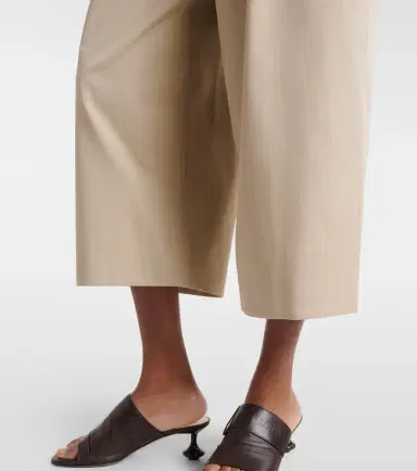 Loewe Cotton and silk cropped pants | Thumbnail 6 Loewe Cotton and silk cropped pants | Thumbnail 6