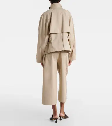 Loewe Cotton and silk cropped pants | Thumbnail 7 Loewe Cotton and silk cropped pants | Thumbnail 7