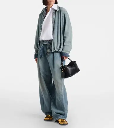 Loewe Pleated wide-leg jeans | Thumbnail 5 Loewe Pleated wide-leg jeans | Thumbnail 5