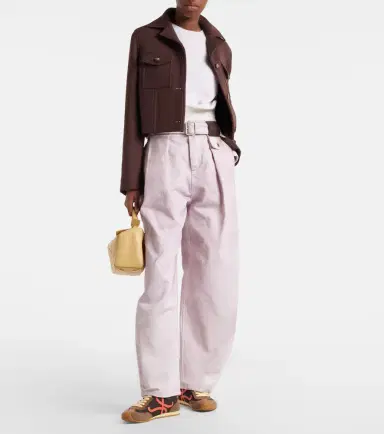 Loewe Belted wide-leg jeans | Thumbnail 4 Loewe Belted wide-leg jeans | Thumbnail 4