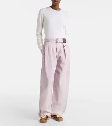 Loewe Belted wide-leg jeans | Thumbnail 6 Loewe Belted wide-leg jeans | Thumbnail 6