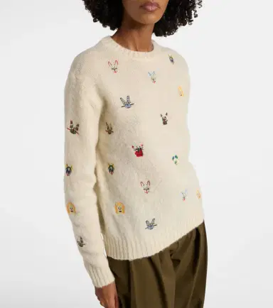 Loewe x Louis Wain embroidered wool sweater | Thumbnail 5 Loewe x Louis Wain embroidered wool sweater | Thumbnail 5