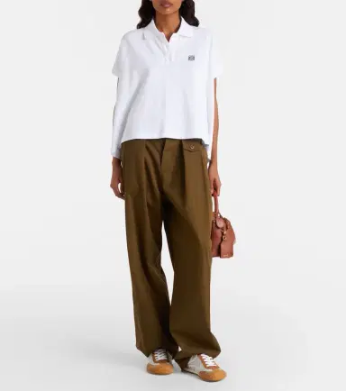 Loewe Asymmetric cotton piqué polo shirt | Thumbnail 5 Loewe Asymmetric cotton piqué polo shirt | Thumbnail 5