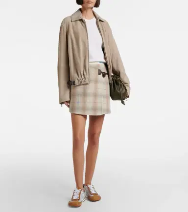 Loewe Wool, cashmere, and silk miniskirt | Thumbnail 5 Loewe Wool, cashmere, and silk miniskirt | Thumbnail 5