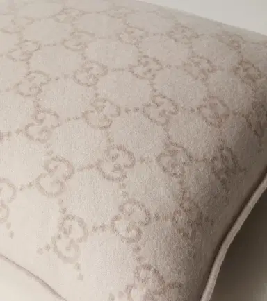 Gucci GG jacquard wool and cashmere cushion | Thumbnail 3 Gucci GG jacquard wool and cashmere cushion | Thumbnail 3